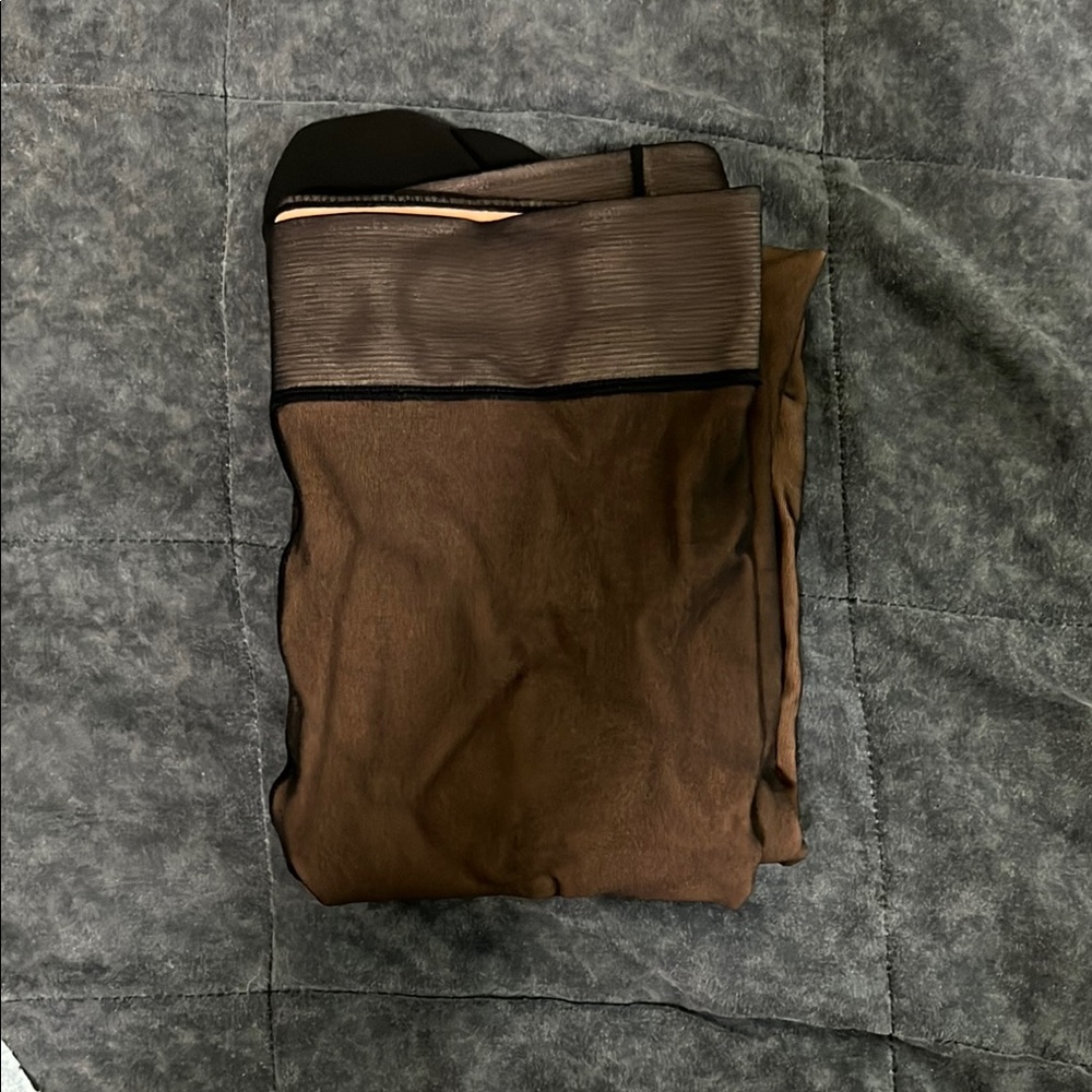 Tan Fleece Tights